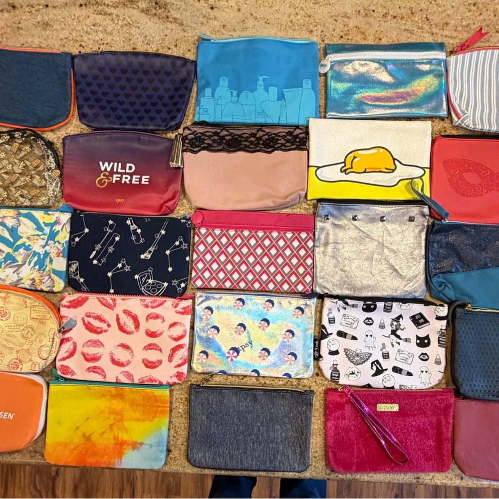 Colorful Assorted Cosmetic Bags